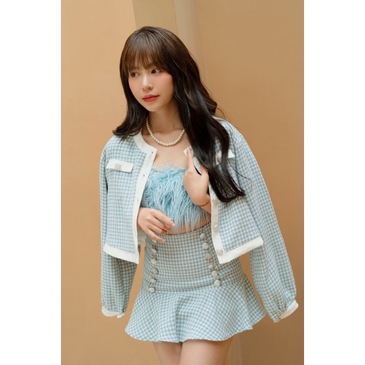 SKIN by Nudieye x Mẫn Tiên - Áo khoác tweed Nikkita Tweed Jacket