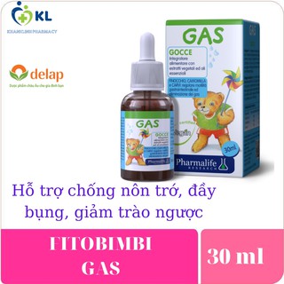 [Kèm Quà Tặng] FITOBIMBI Gas - Thảo Dược Châu Âu Hỗ trợ giảm đầy hơi, nôn trớ, chướng bụng, khó tiêu,rối loạn tiêu hóa