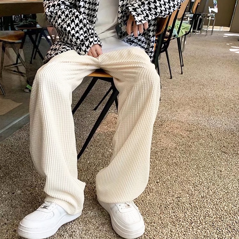 Quần ống rộng thời trang Hàn Quốc cho nam và nữ