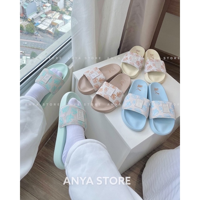 DÉP PU.MA ANIMAL CROSSING MÀU XANH MINT & BLUE Hỗ trợ đổi size ]