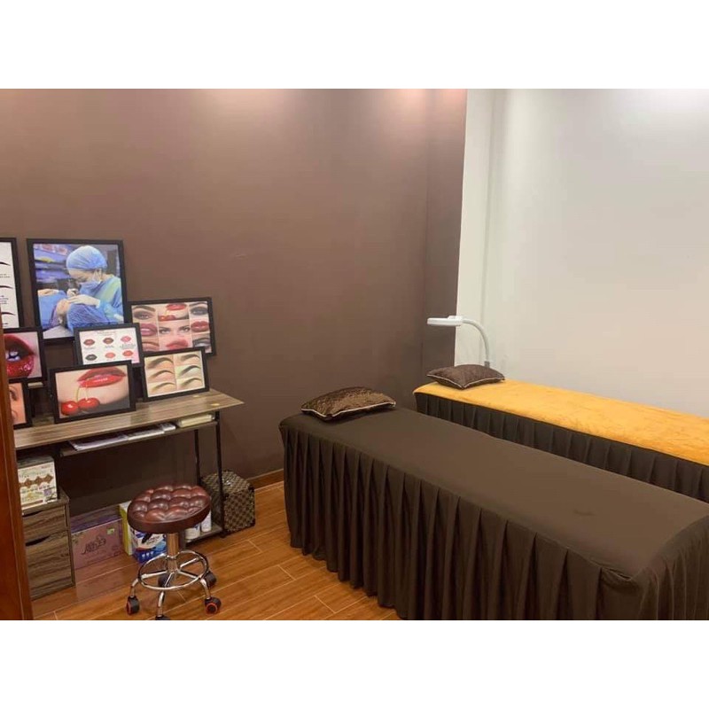Ga / drap giường spa, nối mi, giường gội chất thun dày dặn