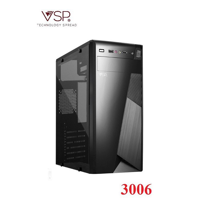 Case máy tính VSP 3006 trong suốt- Giá cực ưu đãi
