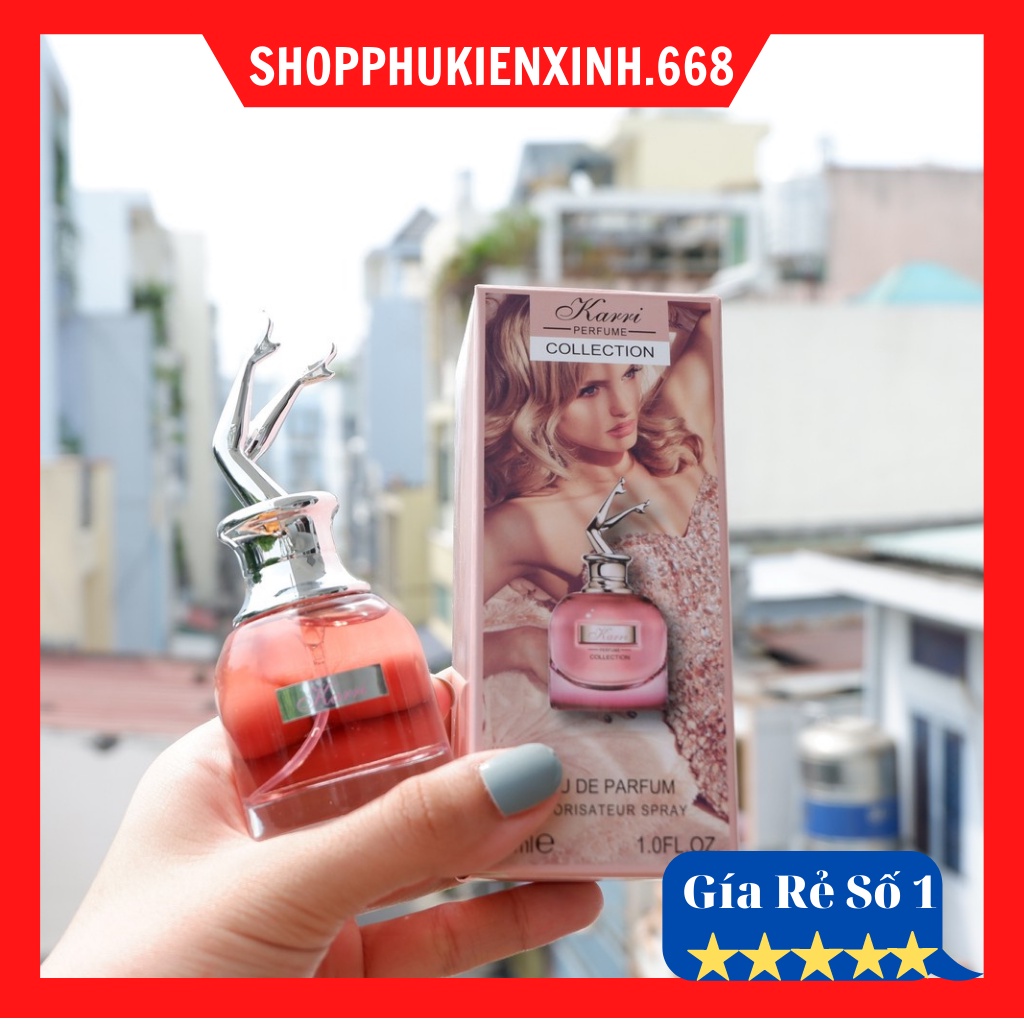Nước Hoa Nữ  Đôi Chân Hoa Hậu Mùi Thơm Lâu Quyến Rũ Karri 30ml