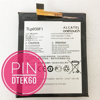 Pin Blackberry DTEK60 Dung Lượng 3000mAh zin new