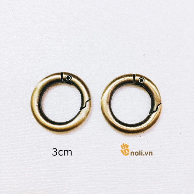 Khoen tròn mở 30mm (1 cái)