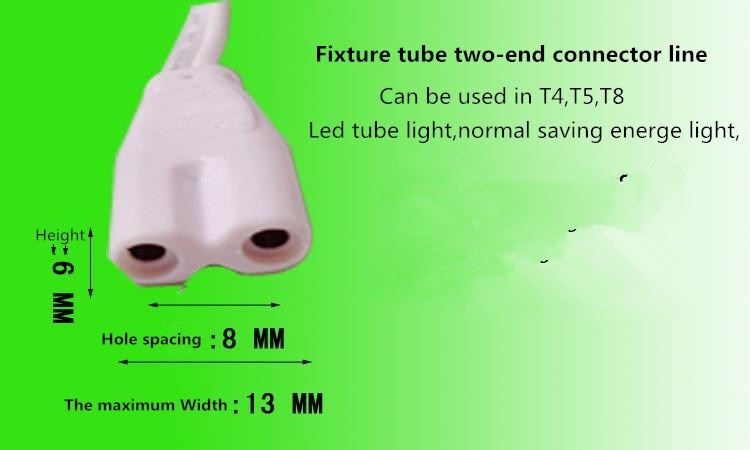 Dây Cáp Nối Đèn Led 2 Pin T4 T5 T8