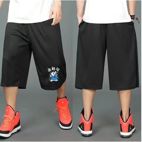 [Plus Size] Quần Short Thể Thao Dáng Rộng Thoáng Khí Thời Trang Cho Nam