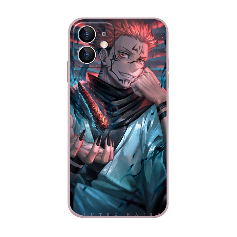 Ốp Điện Thoại Mềm Nhám Hình Anime Cho IPhone 13Pro 12Pro 13 12 11Promax 5 5S 6 6s 7P 8P Plus SE 2020 7Plus 8Plus X XR X DC