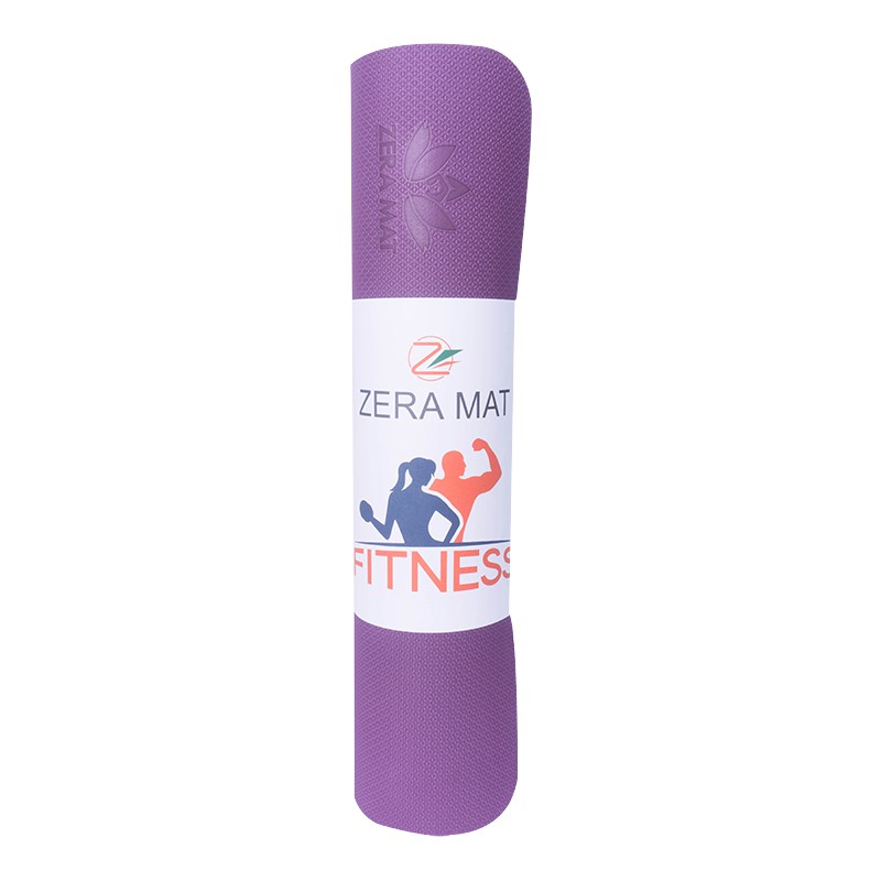 Thảm tập yoga Fitness Zera TPE 2 lớp 8mm