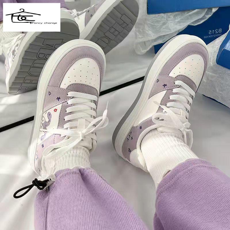 Giày Thể Thao Đế Dày Phong Cách Nhật Bản Thời Trang Xuân Thu Cho Nữ