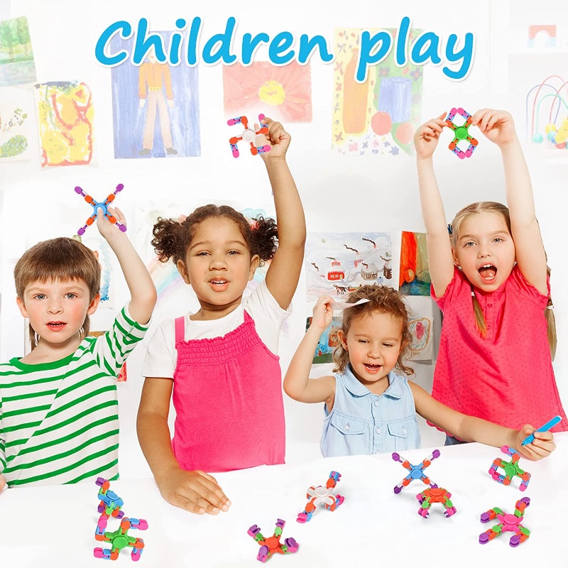 Con quay đồ chơi fidget spinner 2 trong 1 4/3 mắt liên kết