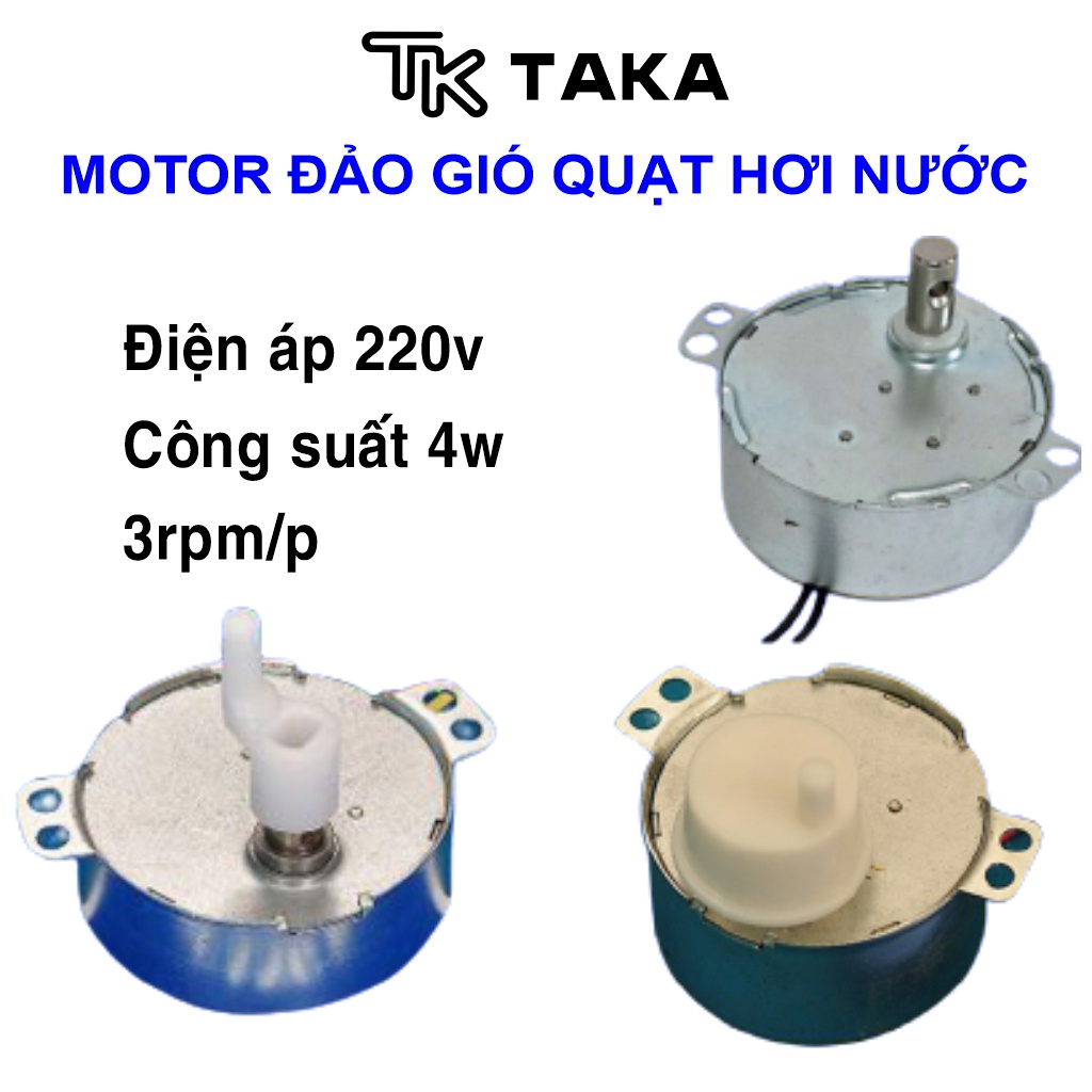Motor đảo gió quạt nước CÓ NHỰA ĐẢO Motor Đảo Gió Swing