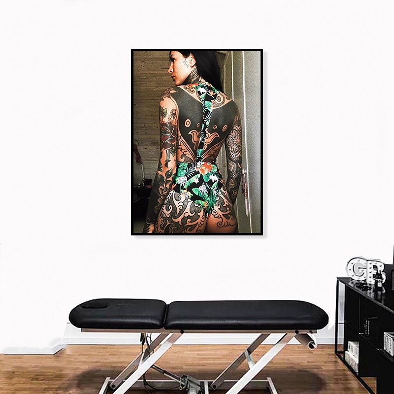 Tranh Hình Xăm - Tranh Tattoo Trang Trí Tiệm Xăm Tattoo
