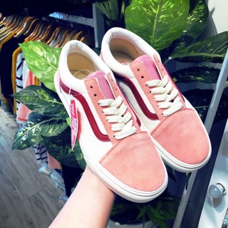 Giày vans skool hồng
