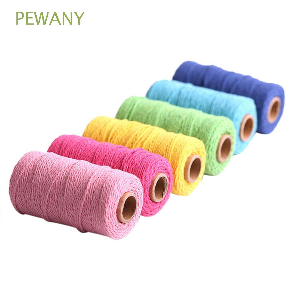 Cuộn Dây Cotton 100m Dài 100 Yard Nhiều Màu Sắc Kích Thước 2mm