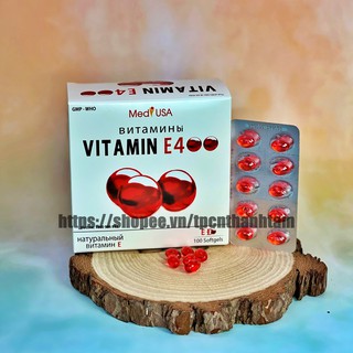 Viên uống VITAMINE ĐỎ bổ sung vitamin E giúp làm đẹp da, trắng da