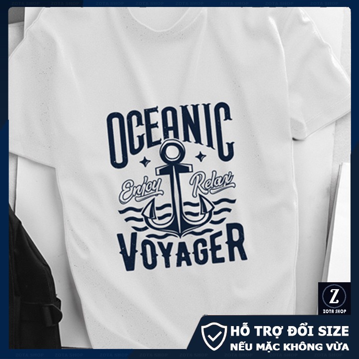 Áo phông nam ngắn tay chất mềm mịn phong cách vintage Oceanic NZ09 | BigBuy360 - bigbuy360.vn