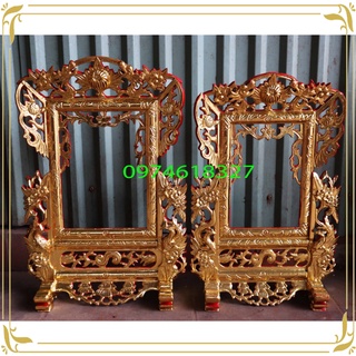 khung ảnh thờ mai-gỗ mít