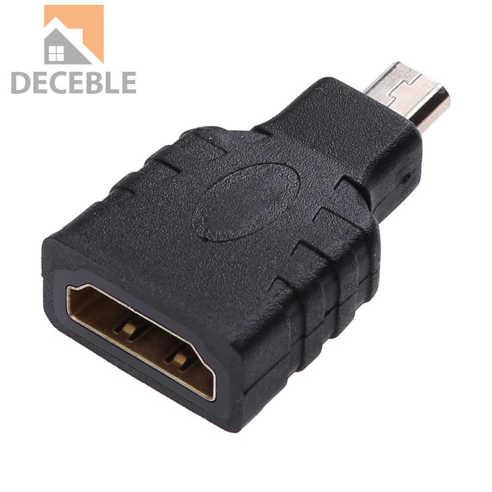 Đầu Chuyển Đổi Micro Hdmi Sang Hdmi 1440p / 1080p / 1080i / 720p / 480p Hd Cho Tv / Pc