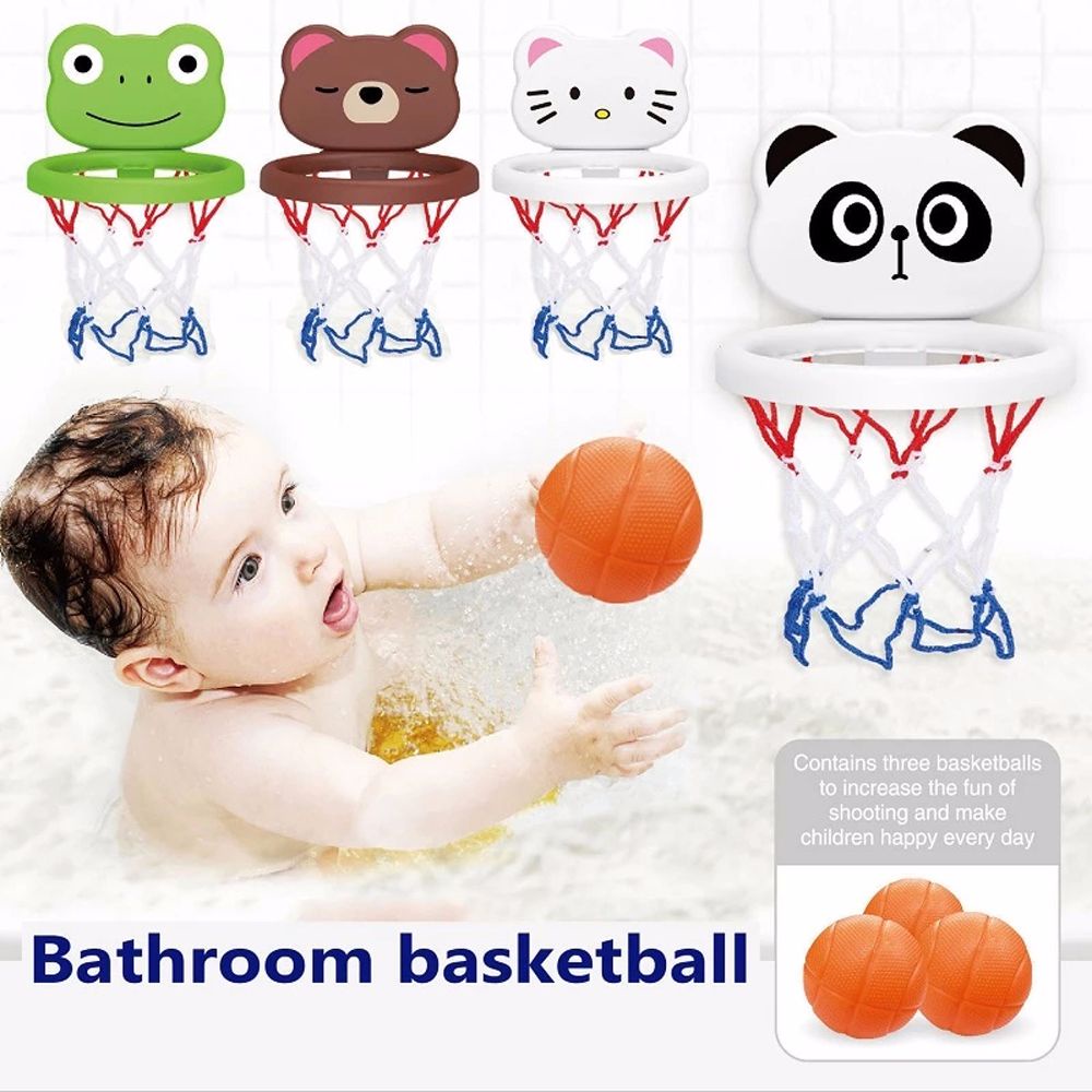 Bộ Đồ Chơi Ném Bóng Rổ Kèm 3 Quả Bóng Vui Nhộn Cho Bé