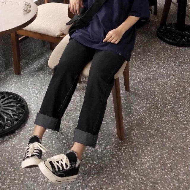 Quần Jeans Suông gập gấu | BigBuy360 - bigbuy360.vn