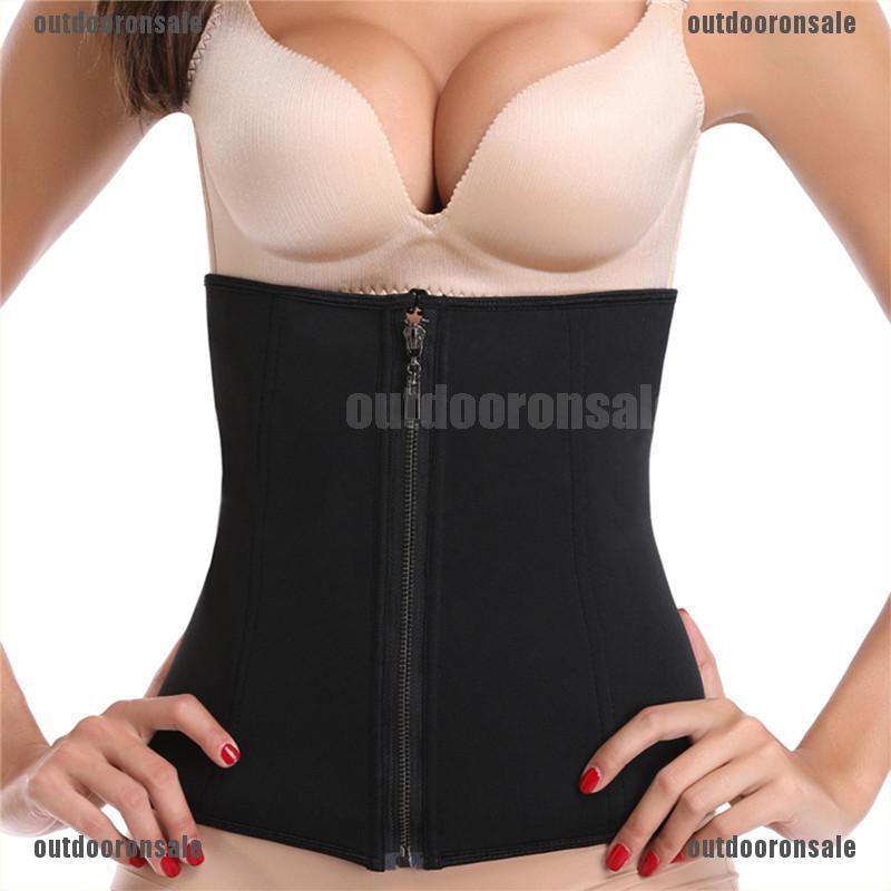<ODOS> Corset Body Shaper Latex Rubber Waist Trainer Underbust Zipper Slimming Belt [hot] | BigBuy360 - bigbuy360.vn