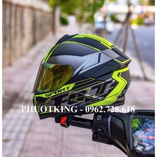 [Tặng găng 100k] Mũ bảo hiểm fullface YOHE 977