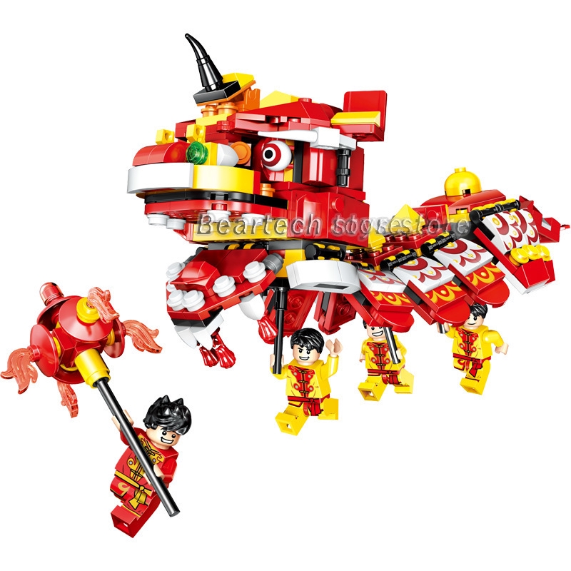 Mô Hình Lắp Ráp Lego Nhân Vật Hoạt Hình Trung Quốc Ql0956