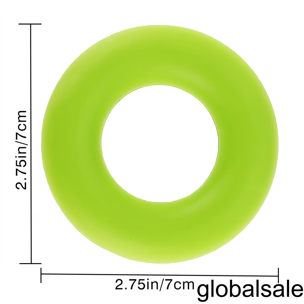 [Global] Exercise Pull Ring Hand Strength Training Gripper Silicone Hand Fitness Workout Resistance O Ring