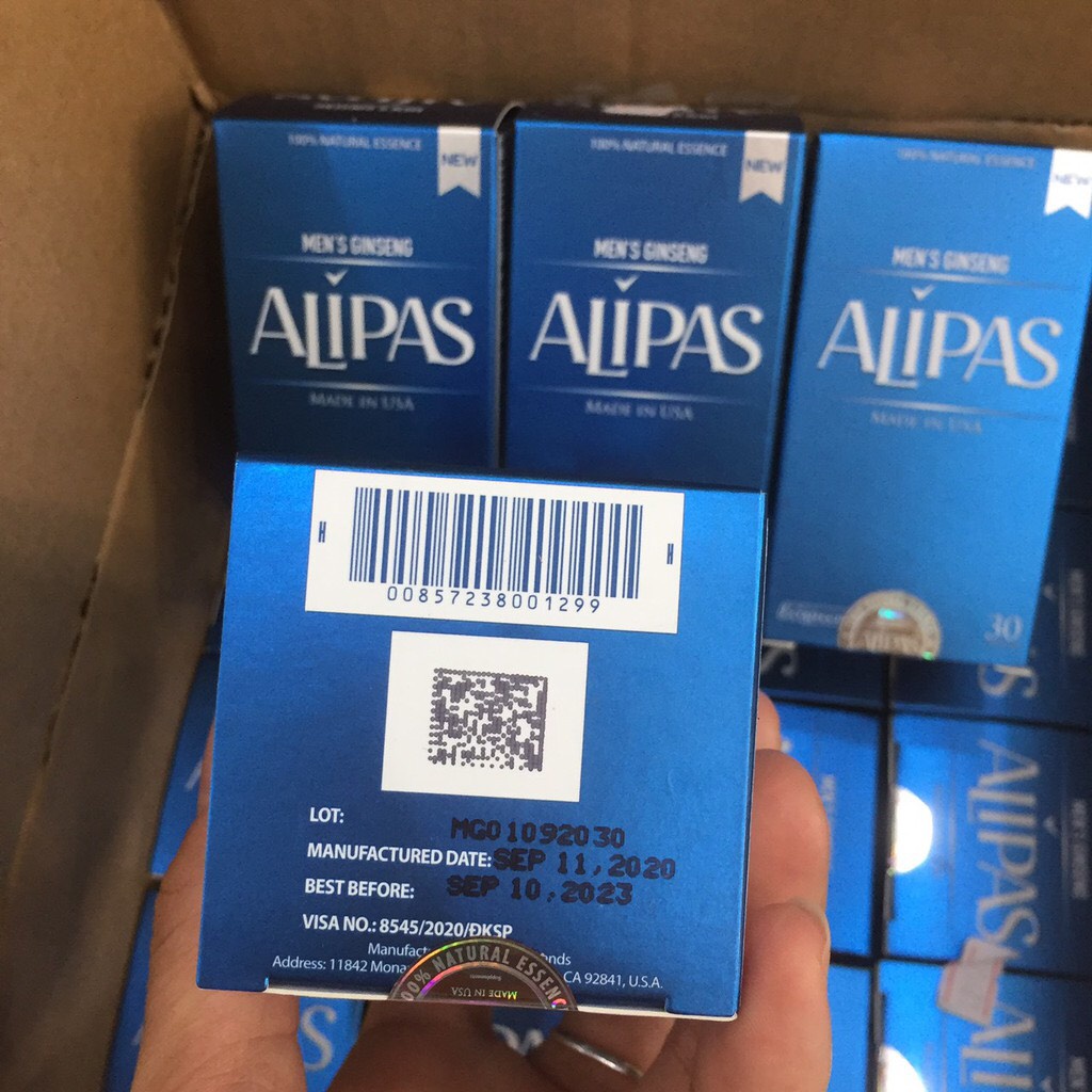 Sâm Alipas Platinum  - Tăng cường sinh lý nam