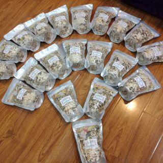 Combo 3 túi cát sand 2kg+2 túi thức ăn zip đứng +2 túi zip đỏ