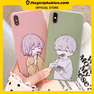 Ốp lưng iphone Cặp Đôi Ăn Bánh 6/6plus/6s/6s plus/6/7/7plus/8/8plus/x/xs/xs max/11/11 pro/11 promax - a270
