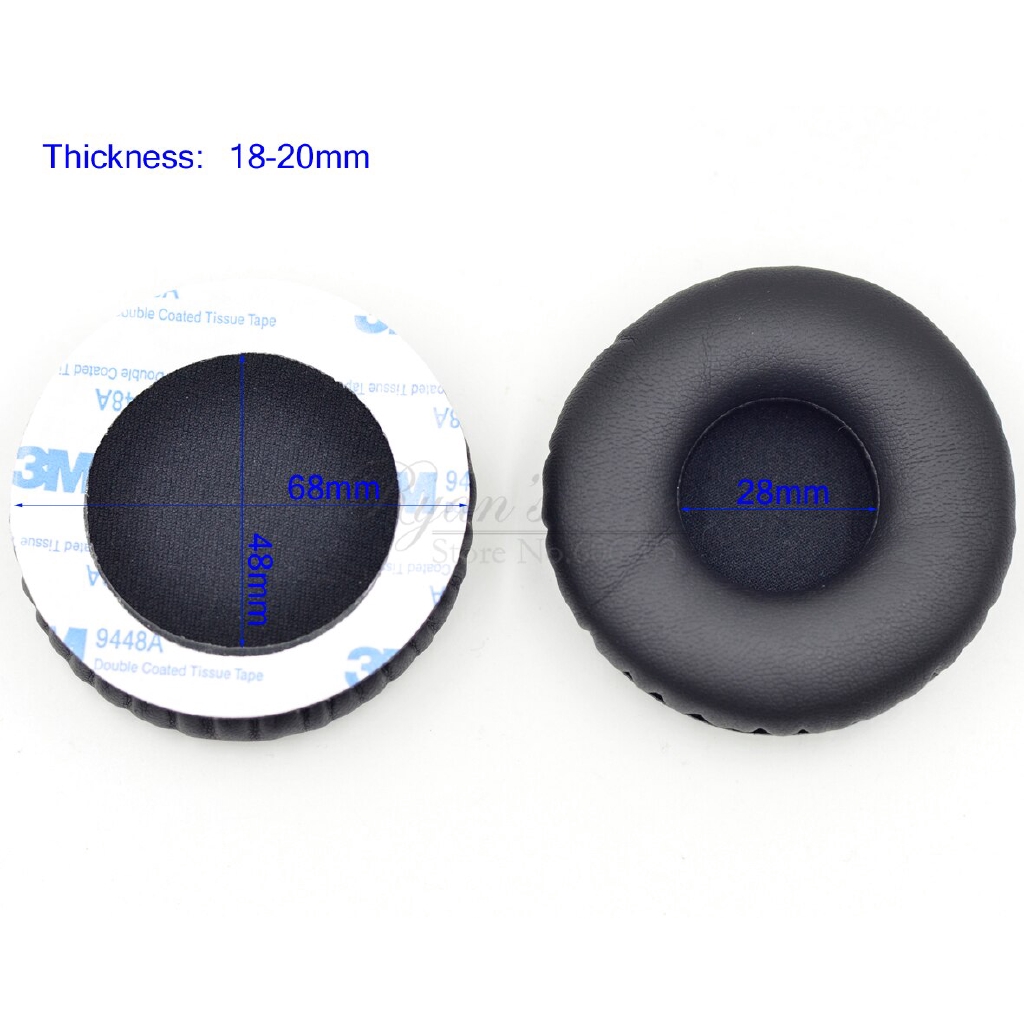 Cặp mút đệm 68mm thay thế cho tai nghe trùm đầu Sony Mdr-xb400 Extra Bass