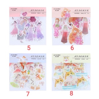 Túi 30 hình dán sticker trang trí sổ