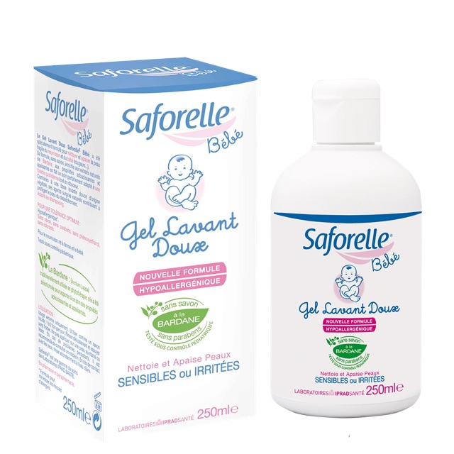 Gel tắm gội em bé Saforelle Bebe 250ml