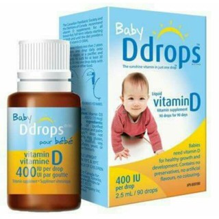 Thuyvan 7 Baby Ddrops Vitamin D3 ddrop cho bé 90 giọt Mỹ