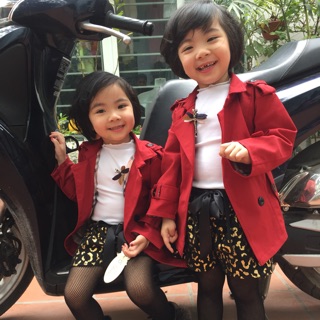 Quần sooc giả váy dạ nhũ cực xinh cho các bé