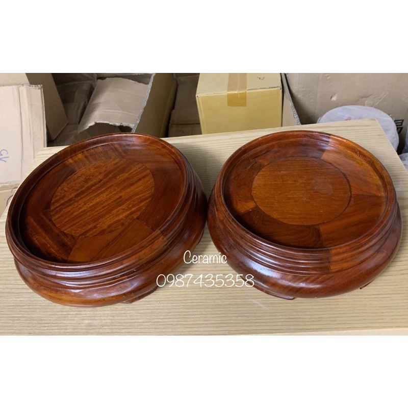 Bát hương lựu men xanh ngọc vẽ rồng gốm sứ Bát Tràng
