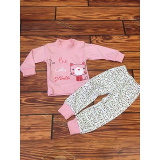 Bộ tay dài hồng mèo 6-26kg