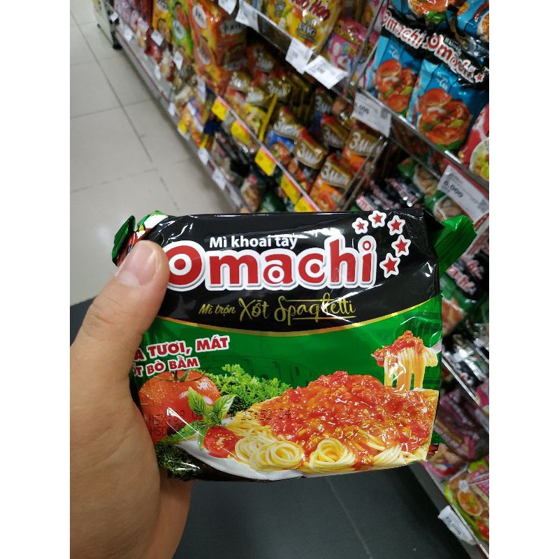 MÌ TRỘN OMACHI SỐT SPAGHETTI 91G (THÙNG 30 GÓI)