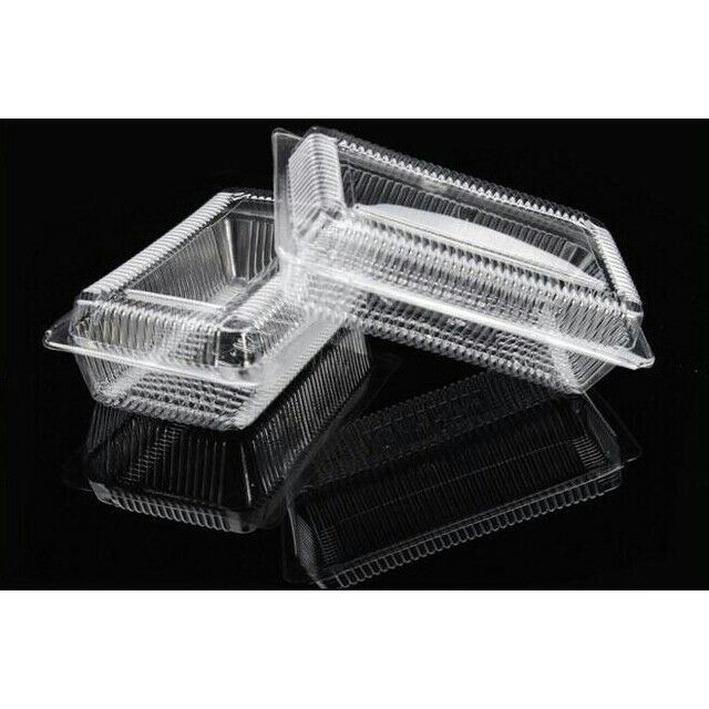 10 hộp nhựa 1 lần 6x12x19 cm đựng nem, bánh, xoài...