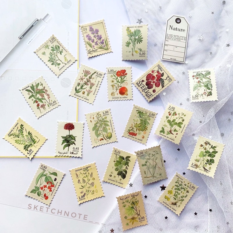 Sticker stamp vintage ST075