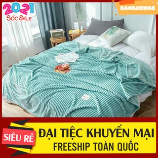Chăn tăm nhập khẩu nhung tuyết 2mx2m2,màu xanh ngọc