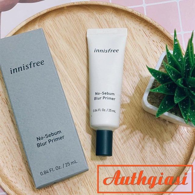 Kem lót trang điểm \ kiềm dầu Innisfree No-sebum Primer siêu che phủ lỗ chân lông 25ml [Mới 2019]