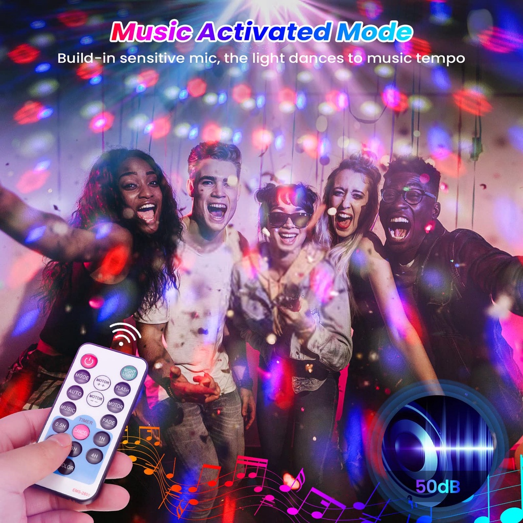 Đèn LED chiếu ánh sáng ban đêm bầu trời đầy sao ánh sáng xoay SUB trang trí phòng