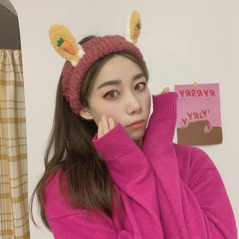 [Hàng mới về] Băng đô tai thỏ hỗ trợ rửa mặt phong cách EXO Hàn Quốc đáng yêu tiện lợi
