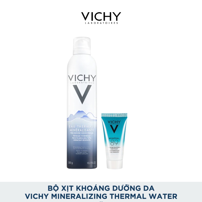 Bộ xịt khoáng dưỡng da Vichy Mineralizing Thermal Water