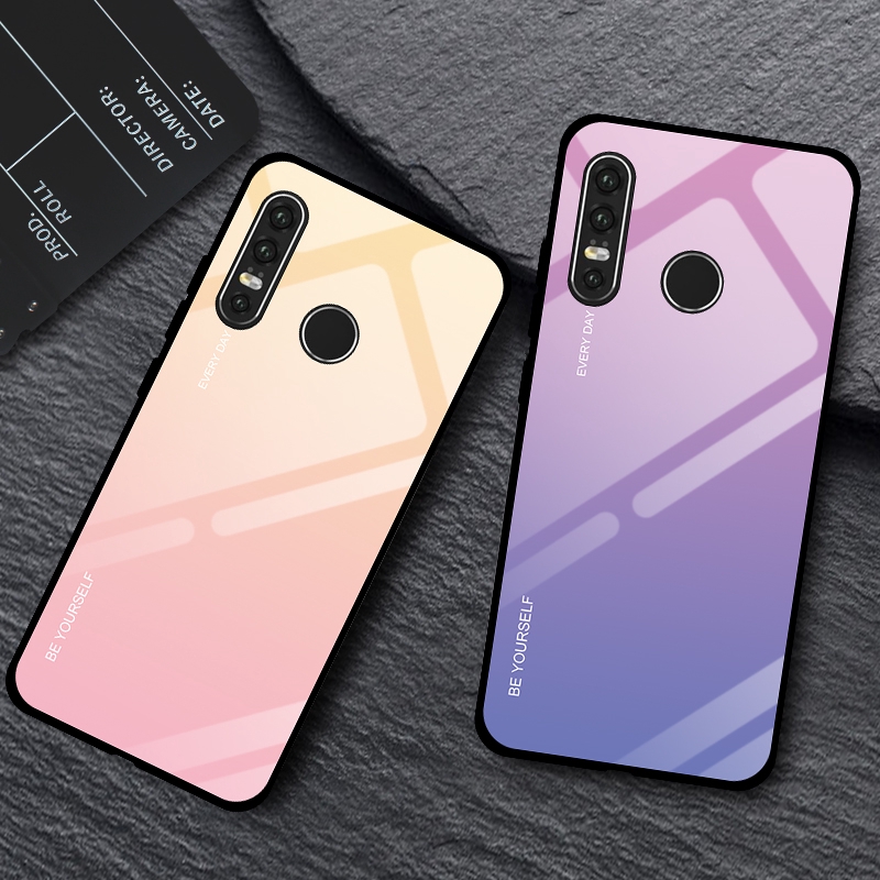 ốp điện thoại Kính Cường Lực Màu Gradient Cho Nokia 9 Pureview 4.2 7 6.1 3.1 Plus 8.1 X7 X6 X3 X71 8 Sirocco