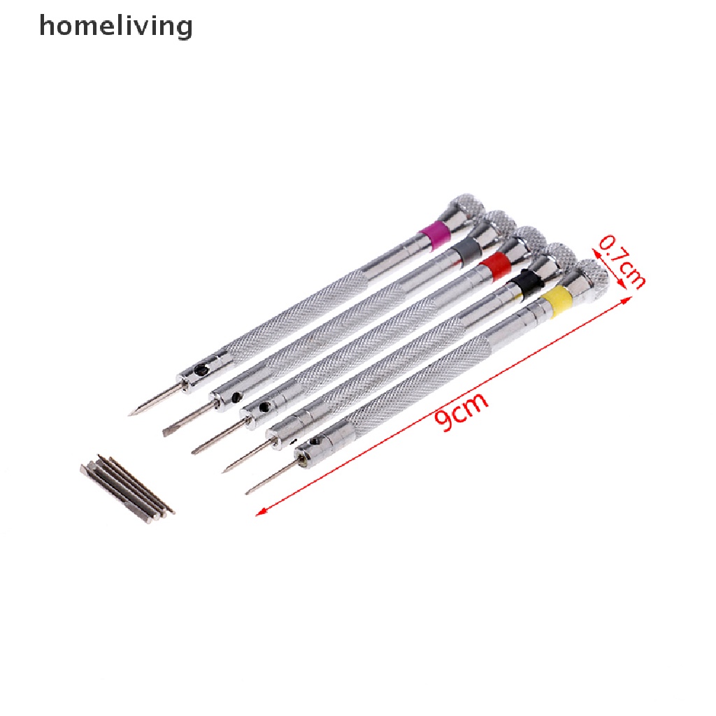 Bộ 5 Tua Vít Chính Xác 5 Đầu Dùng Sửa Chữa Đồng Hồ / Trang Sức