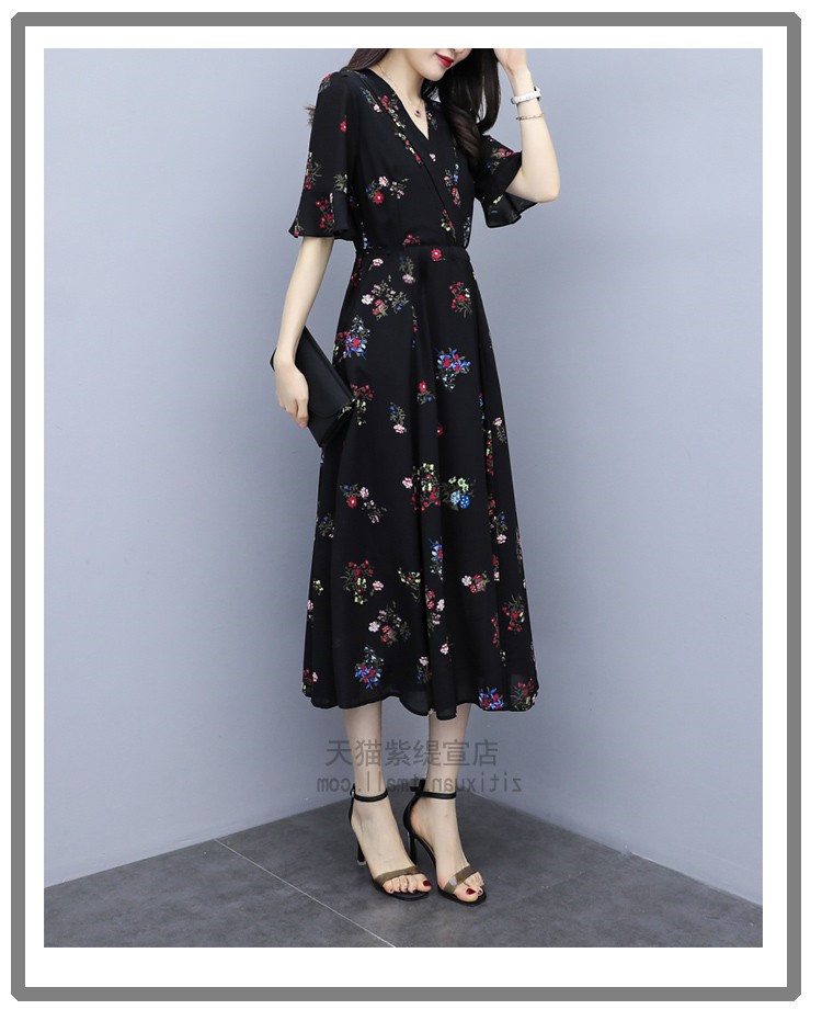 Đầm Voan Hoa Thời Trang Thanh Lịch Đáng Yêu Cho Nữ Mùa Hè 2021 | BigBuy360 - bigbuy360.vn